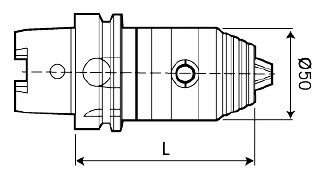 Kích thước đầu khoan 13mm 16mm HSK-GHK