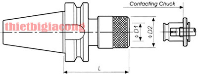 Đầu cặp ta rô đuôi cán BT-SF (Rigid) Yaliang Đài Loan